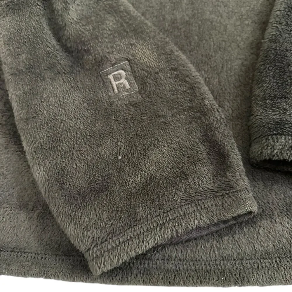 Patagonia Men's Green R2 Logo Full Zip Deep Pile Polartec Fleece Jacket Size XL - Picture 8 of 12